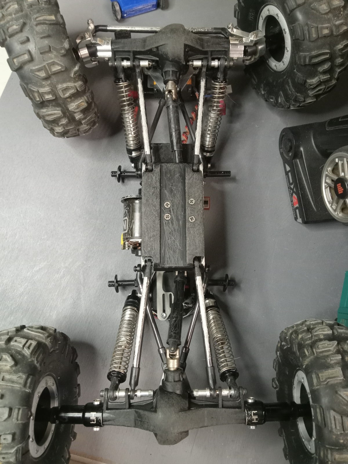 Custom Comp Crawler Axial AX10 Bender SWX Chassis, Dig + Upgrades, Novak Rooster