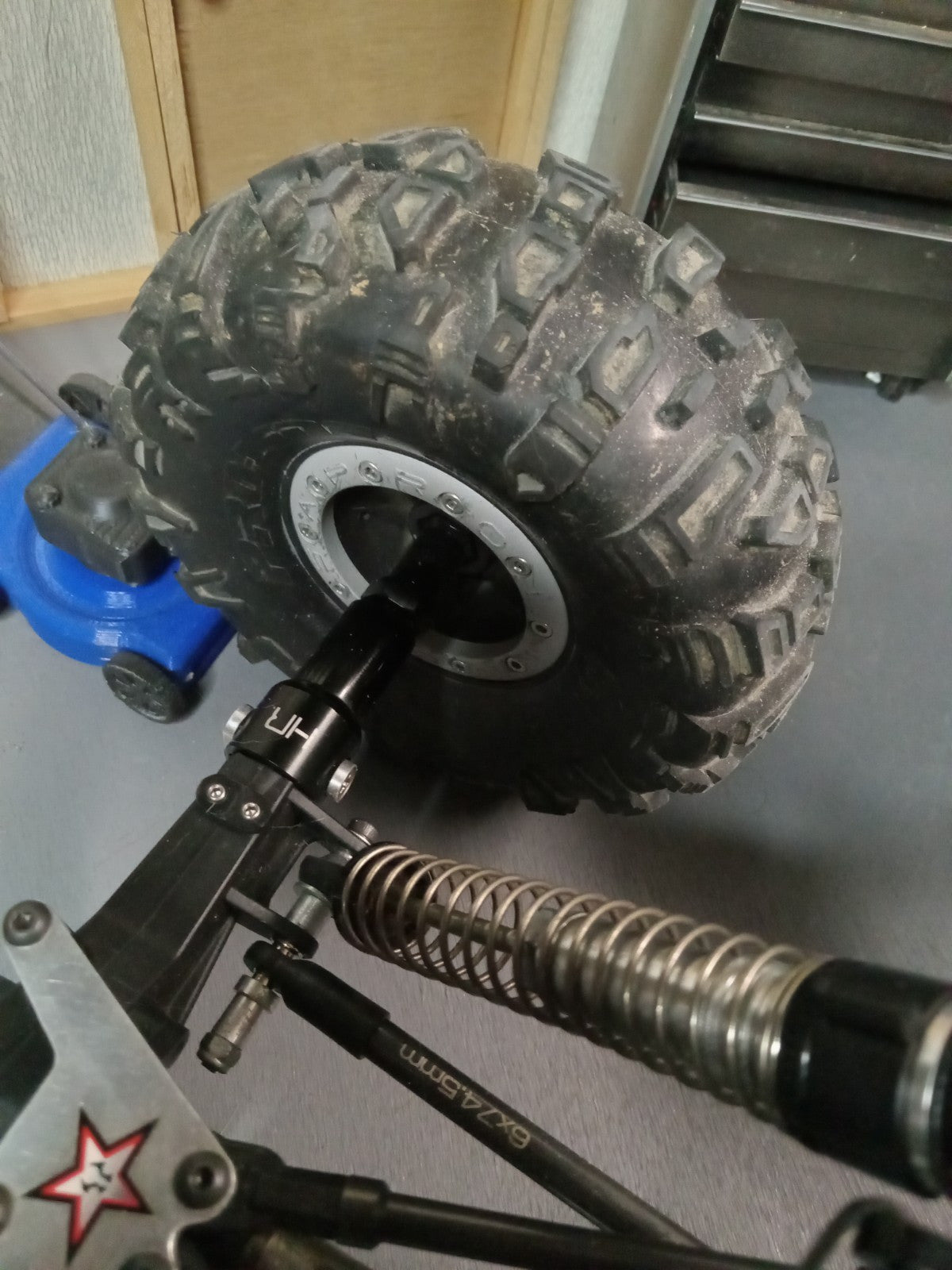 Custom Comp Crawler Axial AX10 Bender SWX Chassis, Dig + Upgrades, Novak Rooster